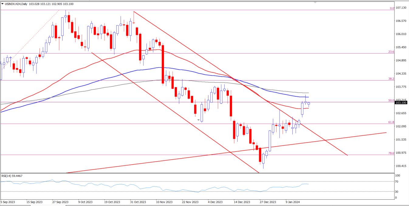 مؤشر الدولار يومي